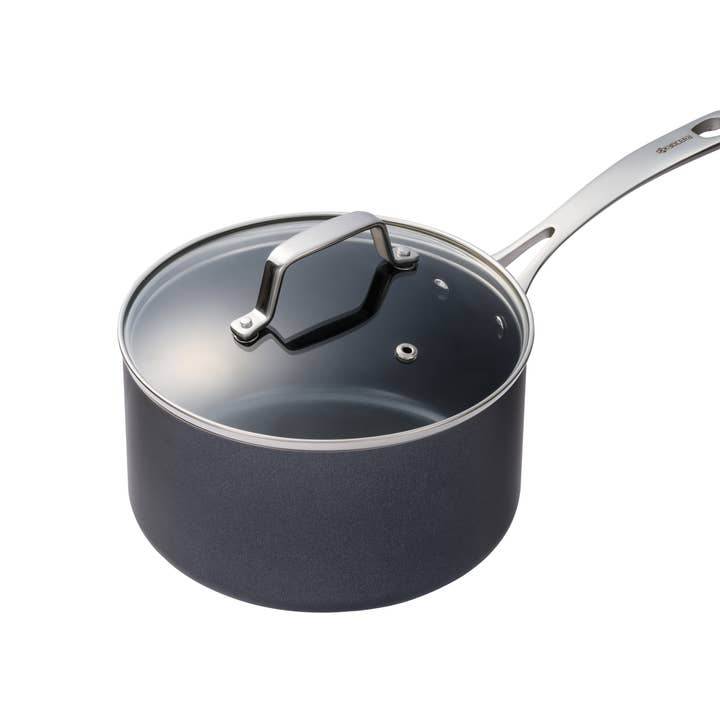 3.7QT CERAMIC PFAS-FREE NONSTICK SAUCE PAN WITH LID for wholesale by Kyocera International, Inc.