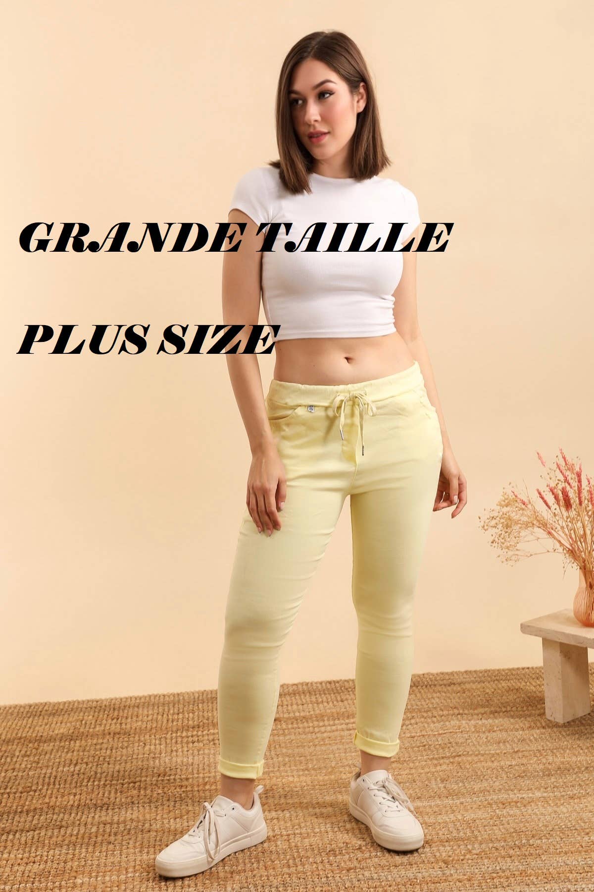 ZAFA PARIS - Wholesale Pants – Women's - 74FB0P002-PLUS size-pantajogg with pouch49