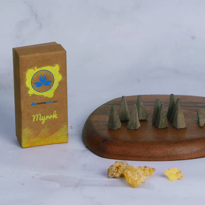 Myrrh Incense Cones for wholesale by Incense Sticks