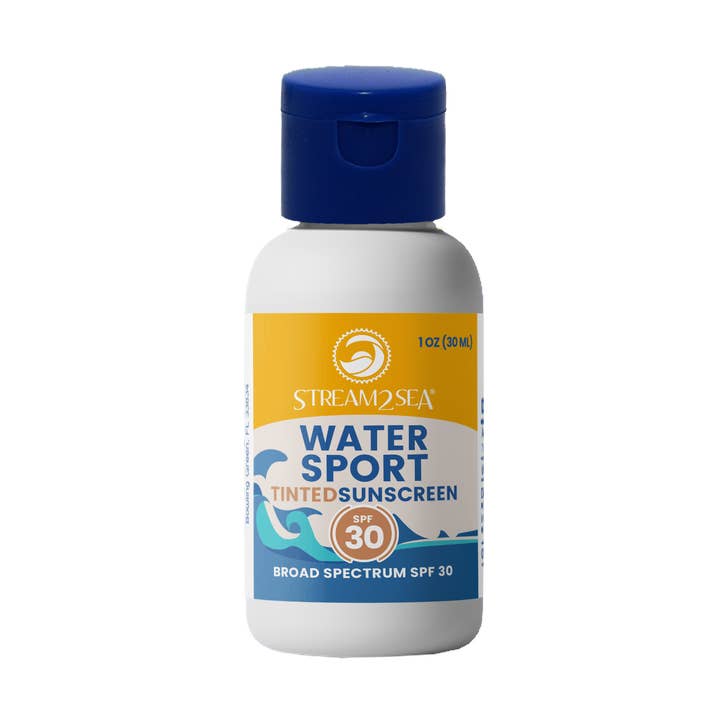 Écran solaire minéral teinté SPF 30 | Format voyage 1 oz pour la vente par Stream2Sea