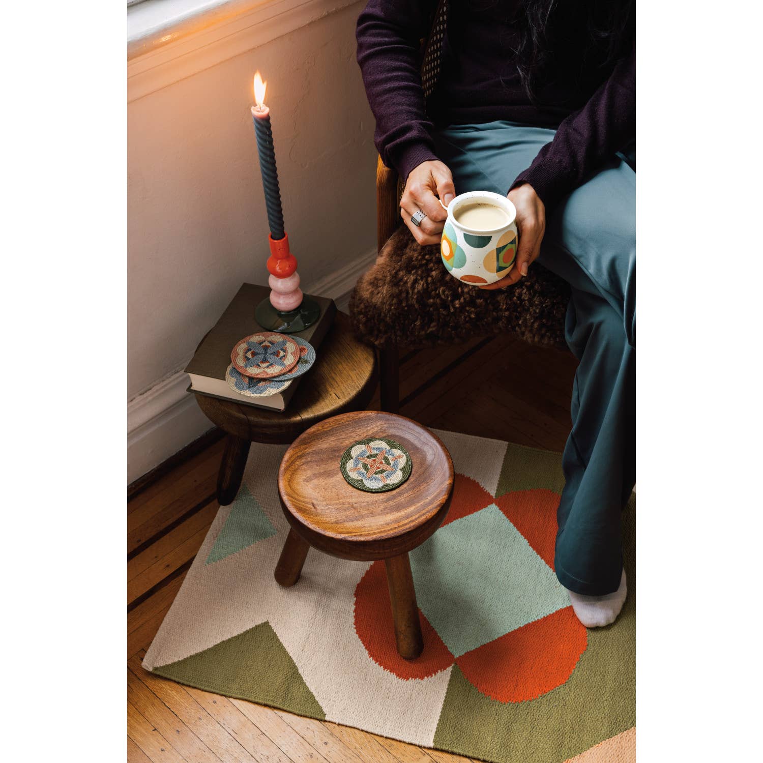 Danica Studio - Wholesale Coasters - Disco Formation Beaded Coasters Set of 43