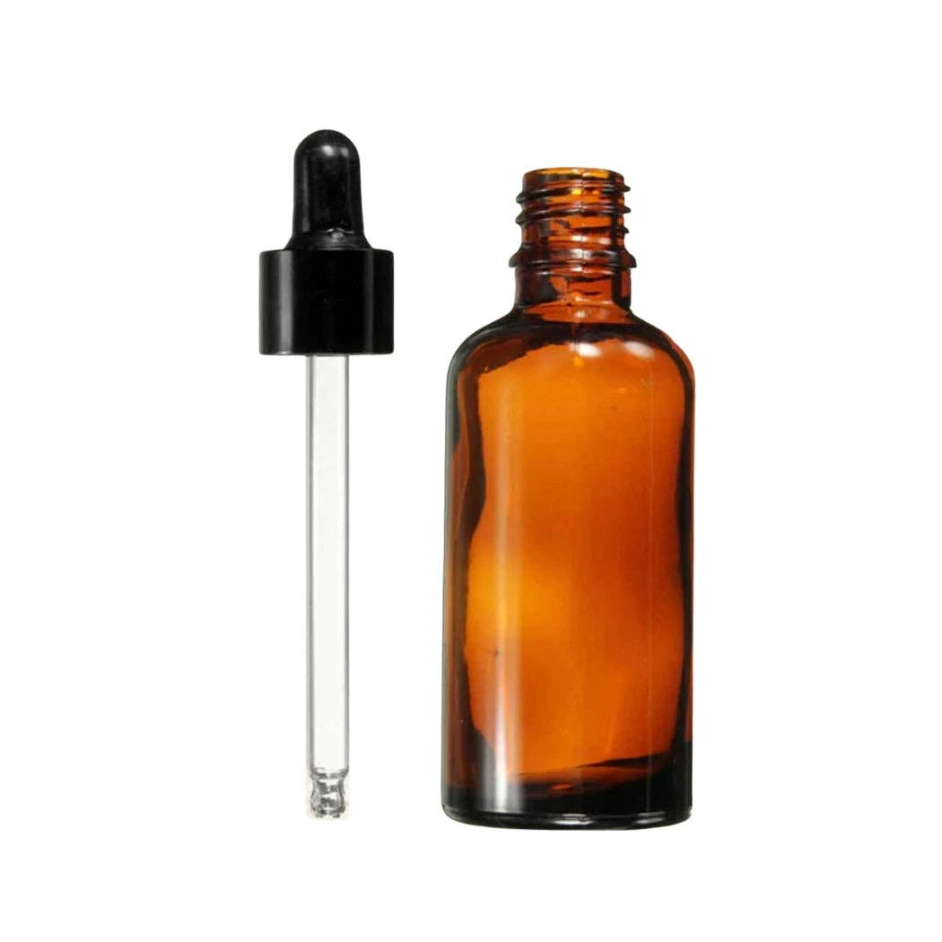 Aromachology - Wholesale Essential Oil Holder - Glass Amber Dropper Bottle 1 oz (30 ml)1