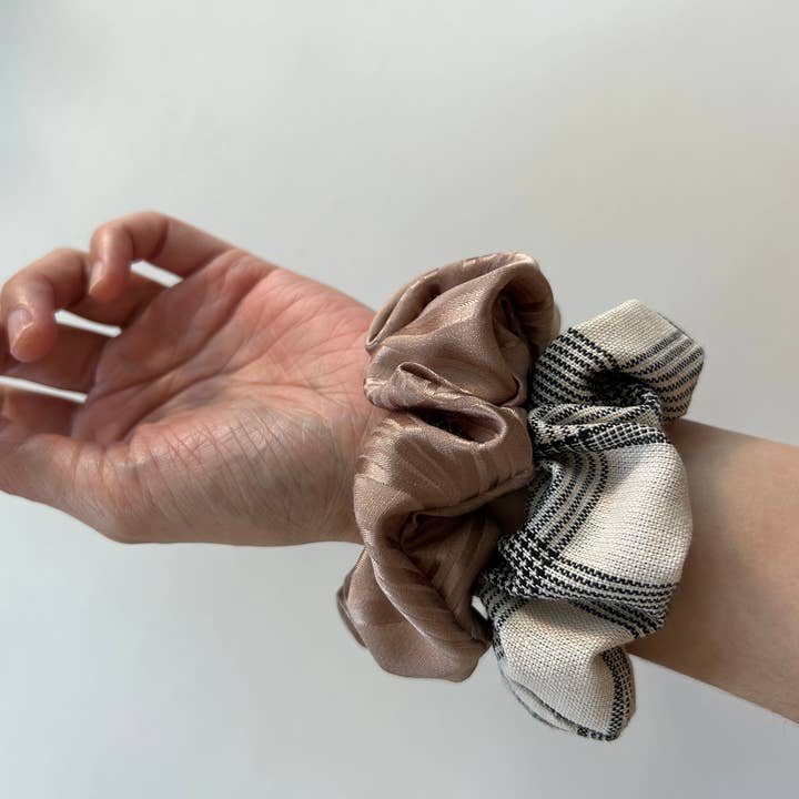 Hand Stitched In Love - Wholesale Scrunchie - Women's - Upcycled Holiday Scrunchies5