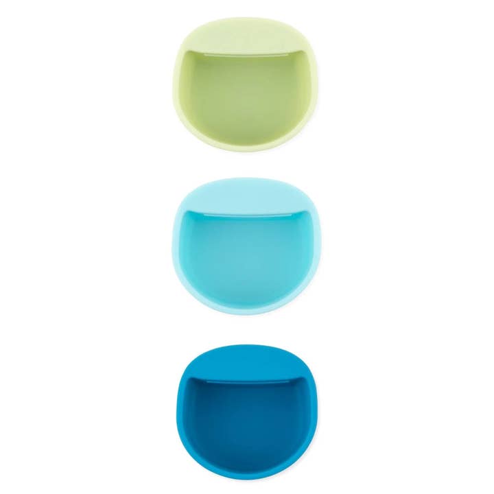 Lot de 3 petites louches rondes en silicone : Gumdrop pour la vente par Bumkins