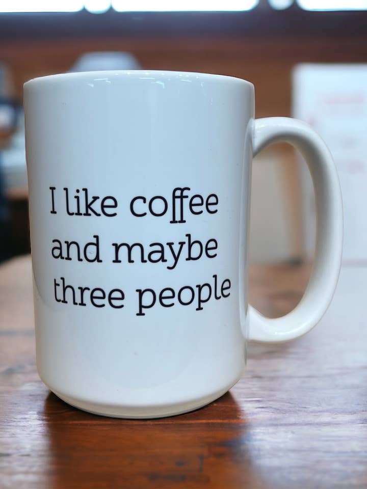 Ik hou van koffie en misschien een koffiemok voor drie personen voor wholesale door Mixed Ethically