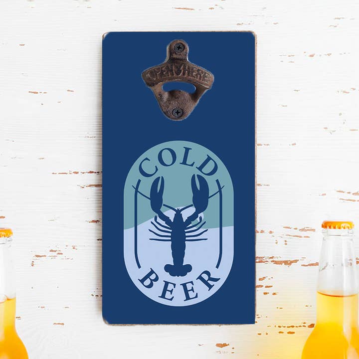 Cold Beer Bottle Opener for wholesale by Rustic Marlin