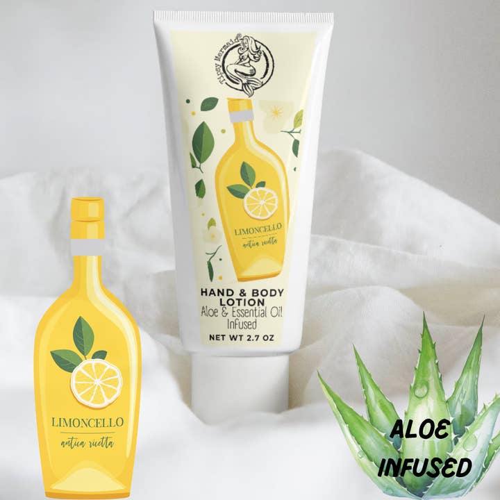 Tipsy Mermaid® Limoncello Loção para Mãos e Corpo por atacado de Tipsy Mermaid®