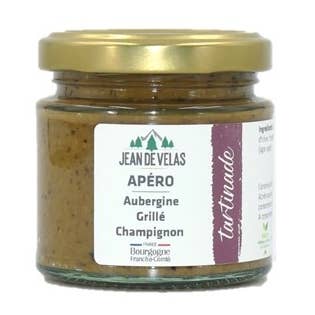 Tartinade APÉRO - Aubergine Grillé, Champignon pour la vente par JEAN DE VELAS