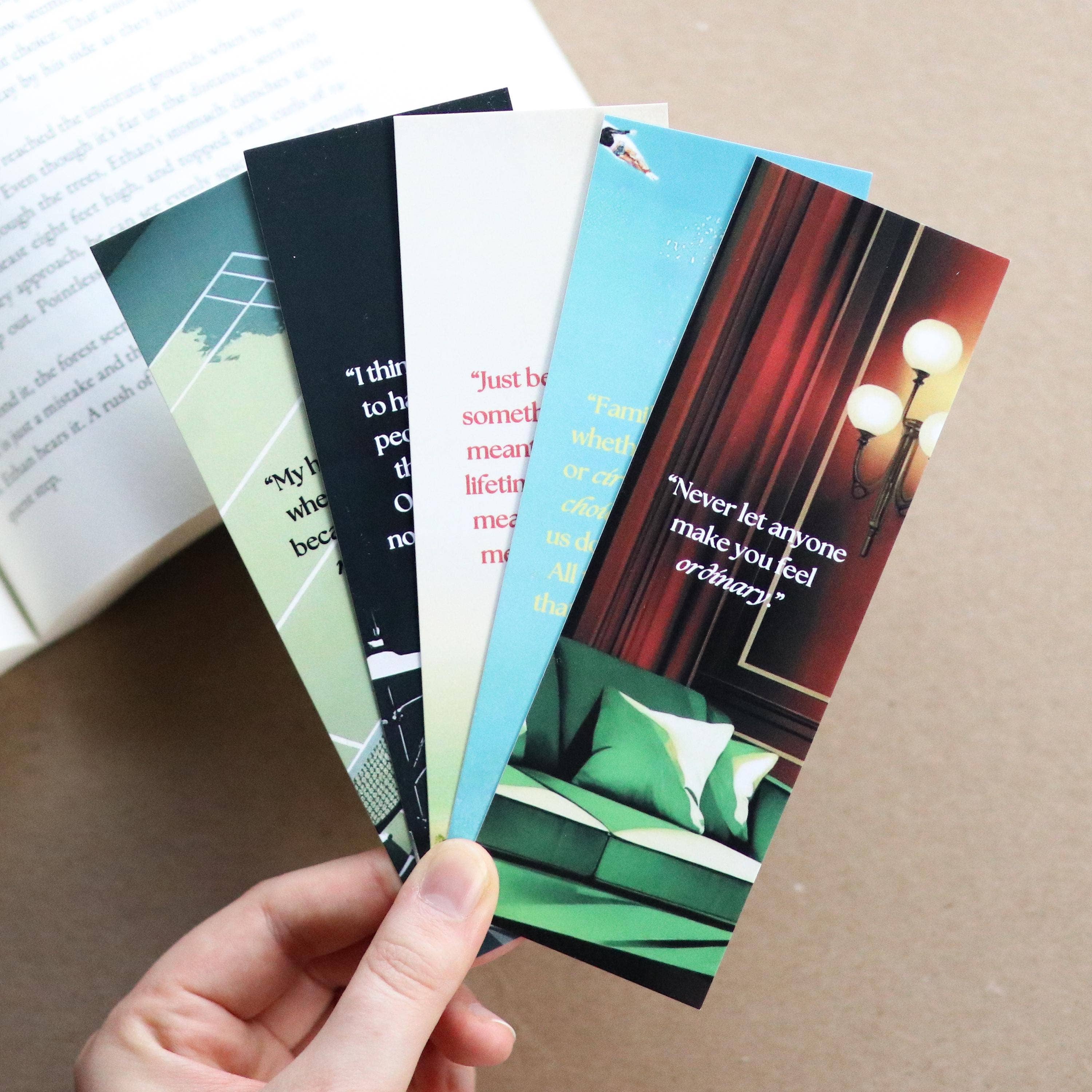 The Sticker Shop - Wholesale Bookmark - Taylor Jenkins Reid Inspired Bookmarks (set of 5)4