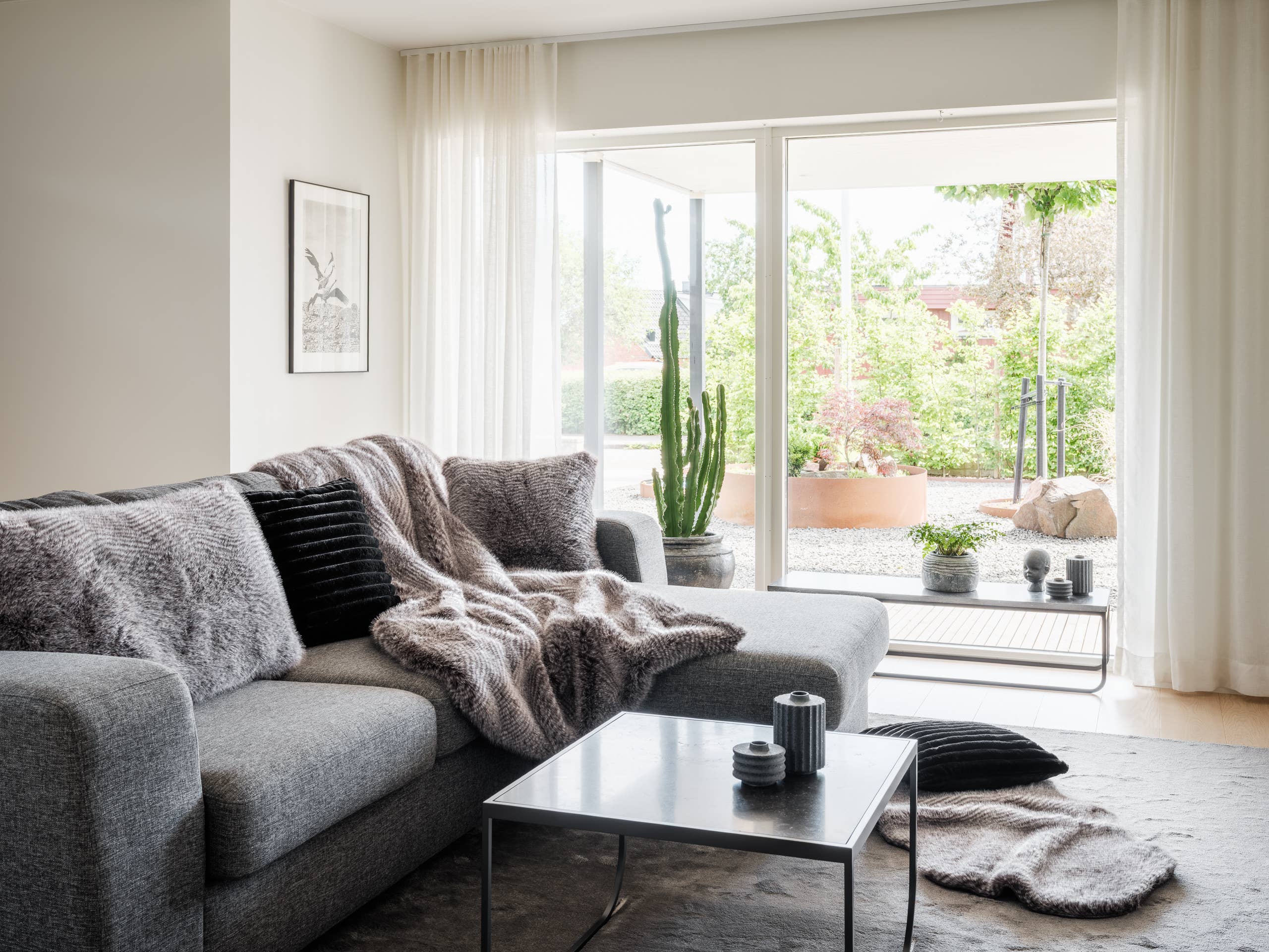 Skinnwille Home - Wholesale Throw Blanket - Throw/Bedspread L - STILY - Grey5