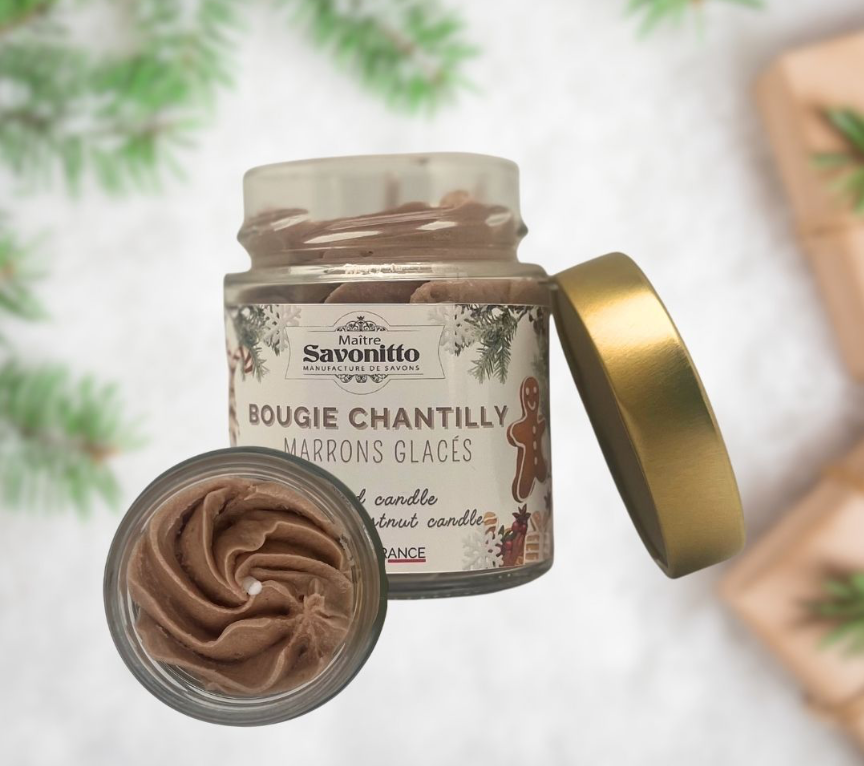 MAITRE SAVONITTO – Engroshandel Glaslys – Chantilly Marron Glacé Lys0