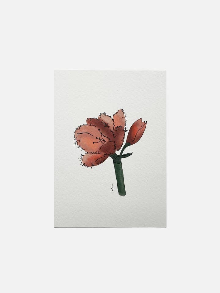 Poster Amaryllis Bible Verse for wholesale by Studio Blits