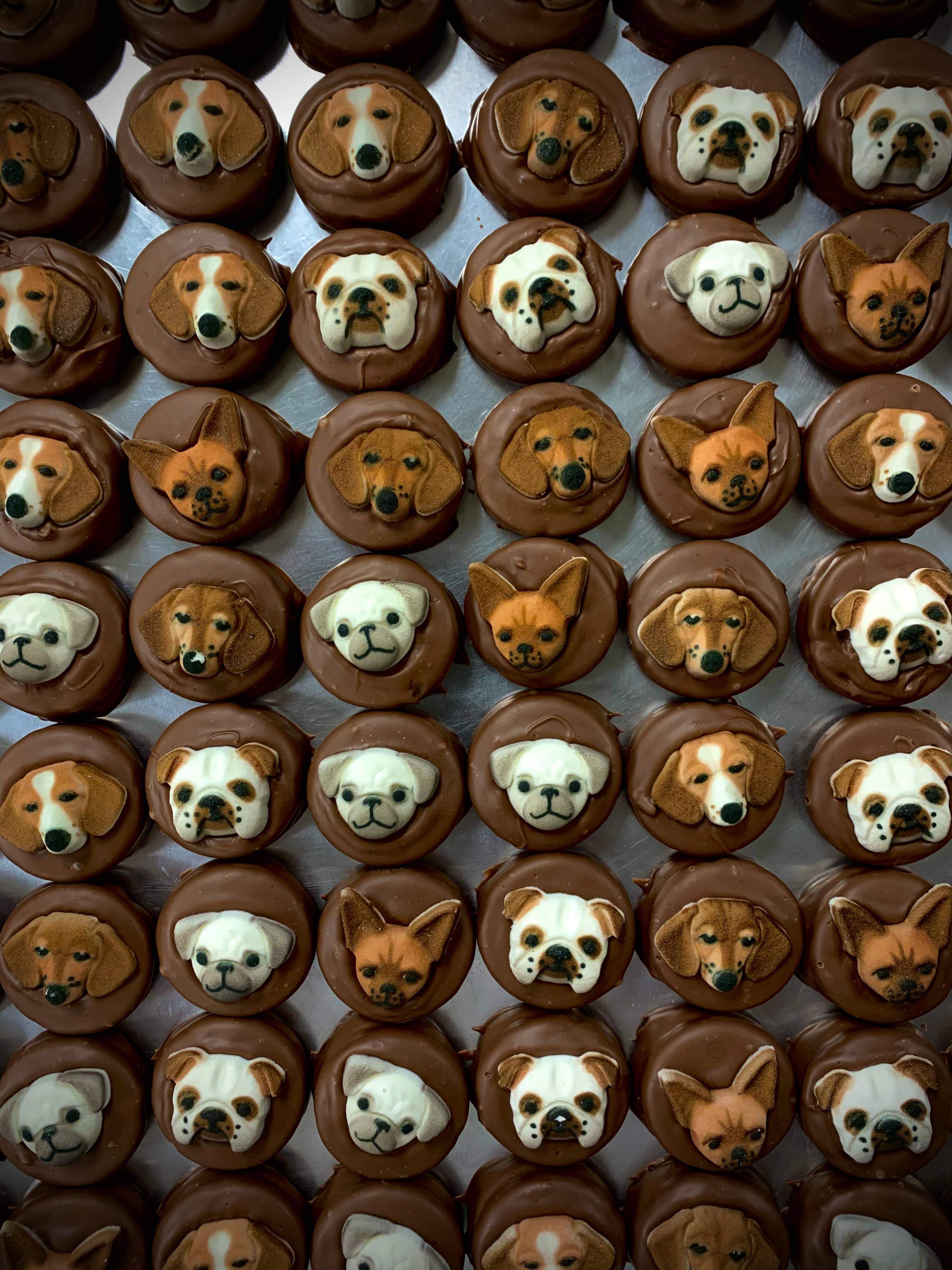 O'Shea's Candies Sweet Shop - Wholesale Chocolate Covered Sweets - O’Oreo “Dog Theme” 🐶 Milk Chocolate 2PK1