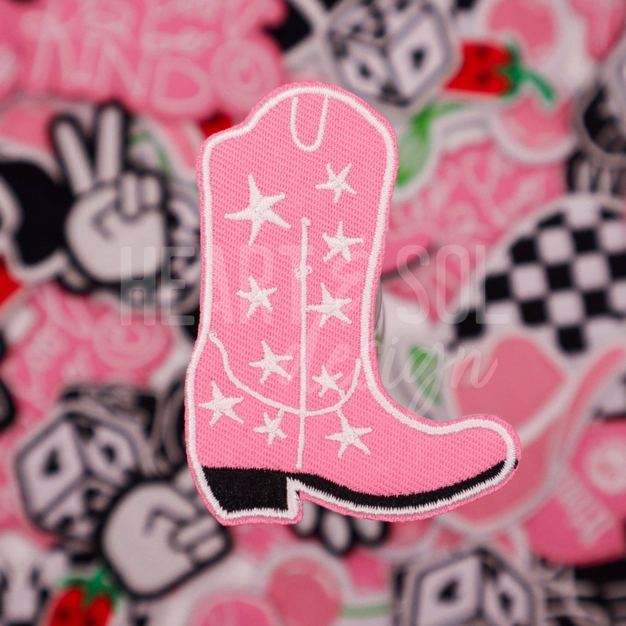 Heart & Sol Design - Wholesale Patch - COWGIRL BOOT patch0