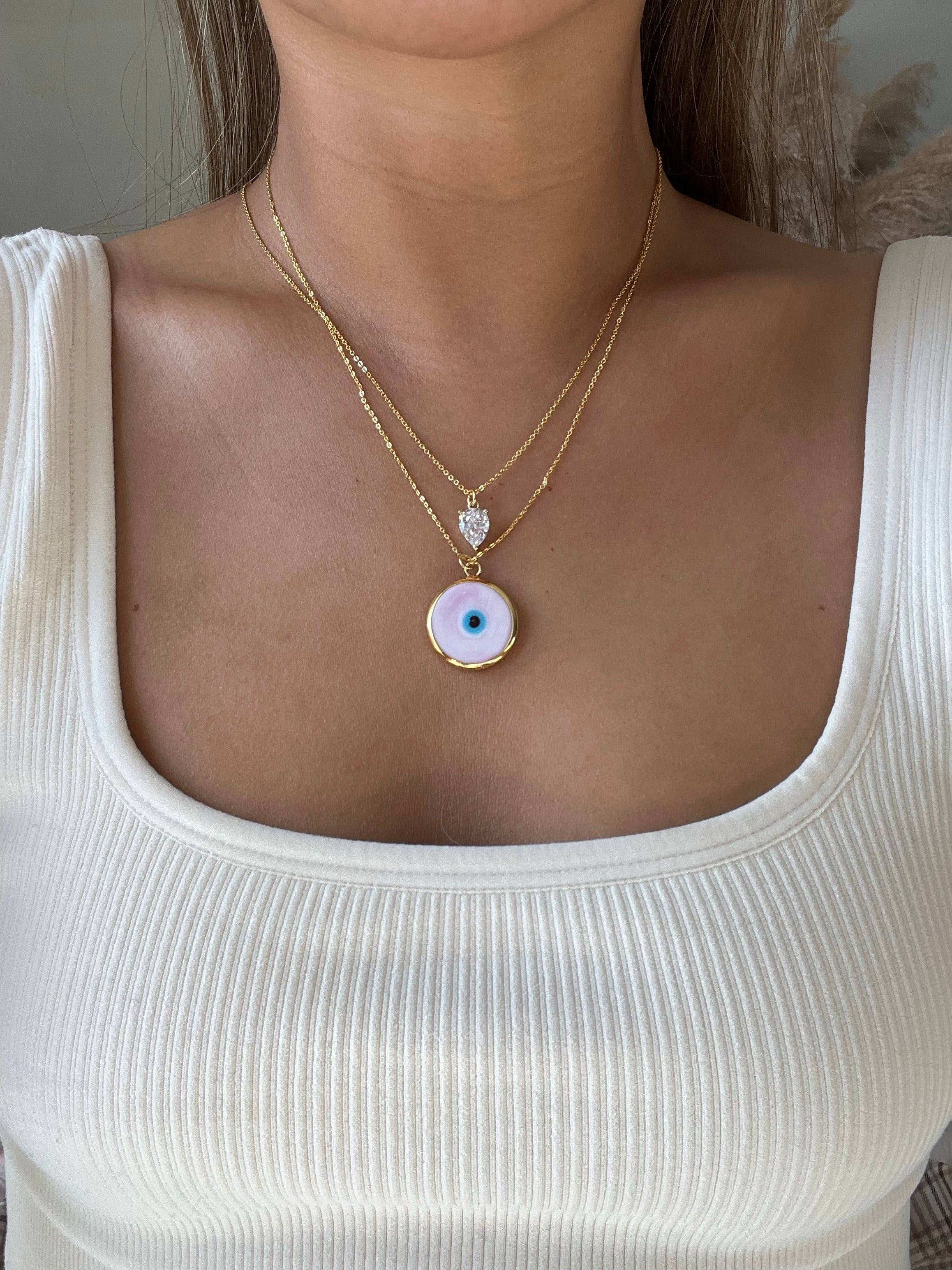 Starlite By J - Wholesale Pendant/Charm Necklace - Sarita Necklace (on 18” Cable Chain)1