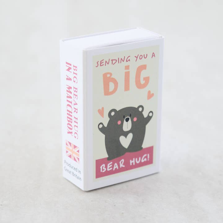 Marvling Bros Ltd – wholesale Gag gift/novelty gift – Big Bear Hug Wool Felt Bear In A Matchbox3