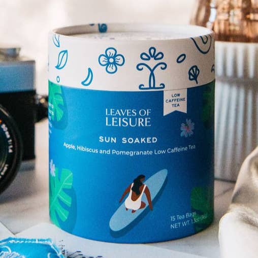 Sun-Soaked – Apple, Hibiscus & Green Mate | 15 Tea Bags for wholesale by Leaves of Leisure