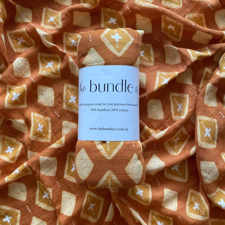 Baby swaddle - bamboo & cotton - Florence for wholesale by The Bundle Co
