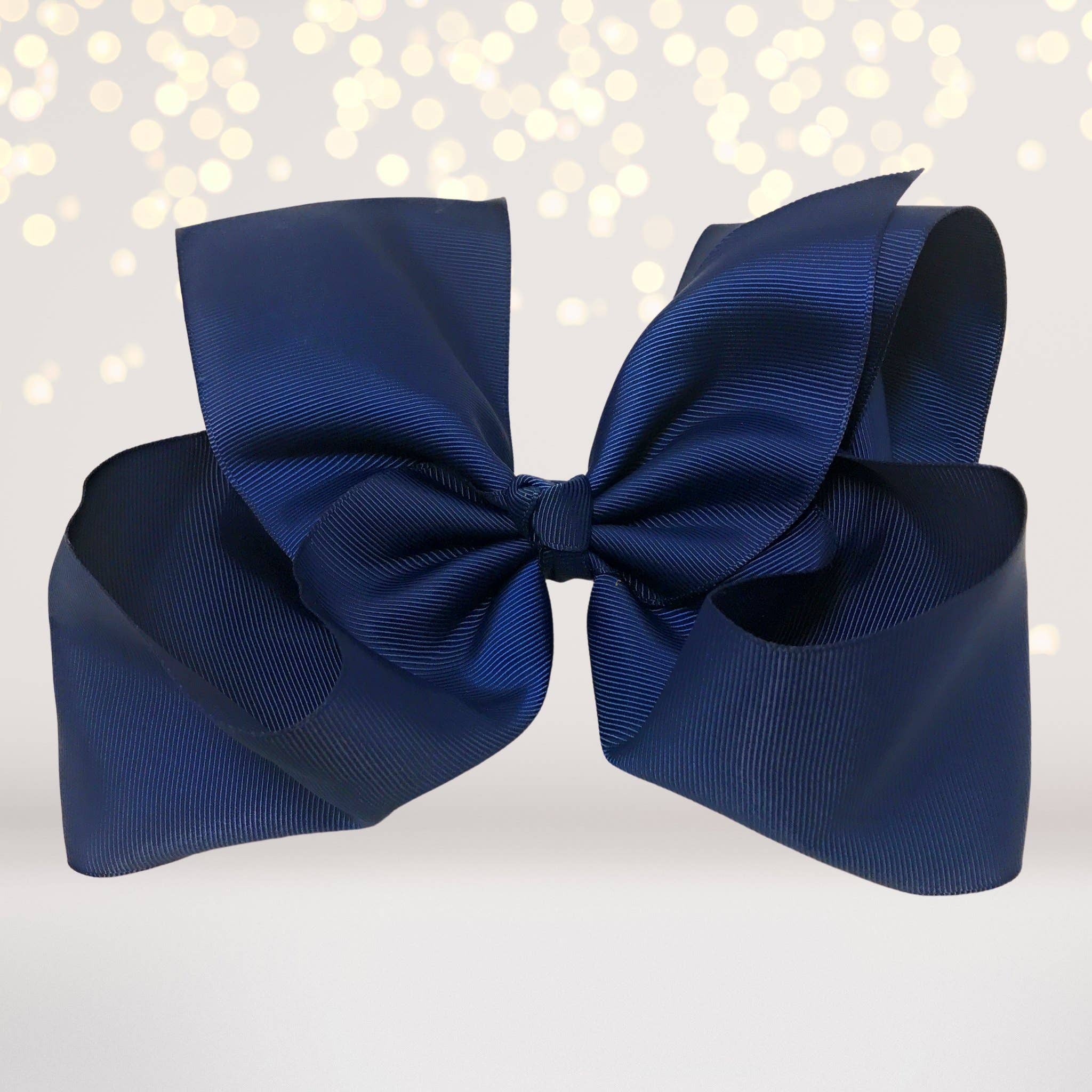 Chicky Chicky Bling Bling - Venta al por mayor Lazo para el pelo - Niños - Lazo básico para el cabello de 8 pulgadas de ancho con pinza de cocodrilo8