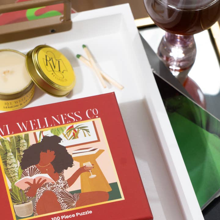 RVL Wellness Co. - Wholesale Puzzle - Adult - Wine Down | 100 Piece Puzzle1