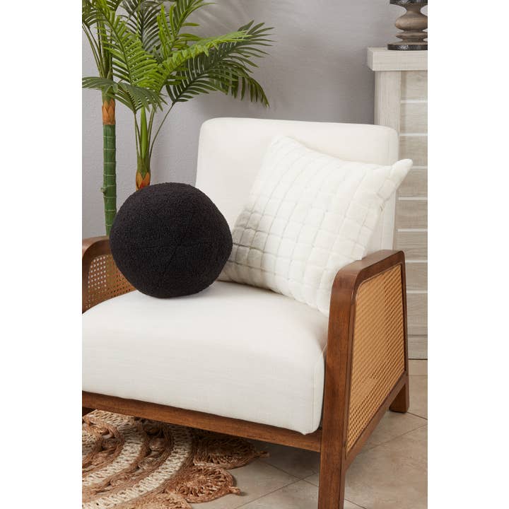 Saro Lifestyle - Wholesale Throw/Decorative Pillow - Faux Fur Ball Pillow - Poly Filled