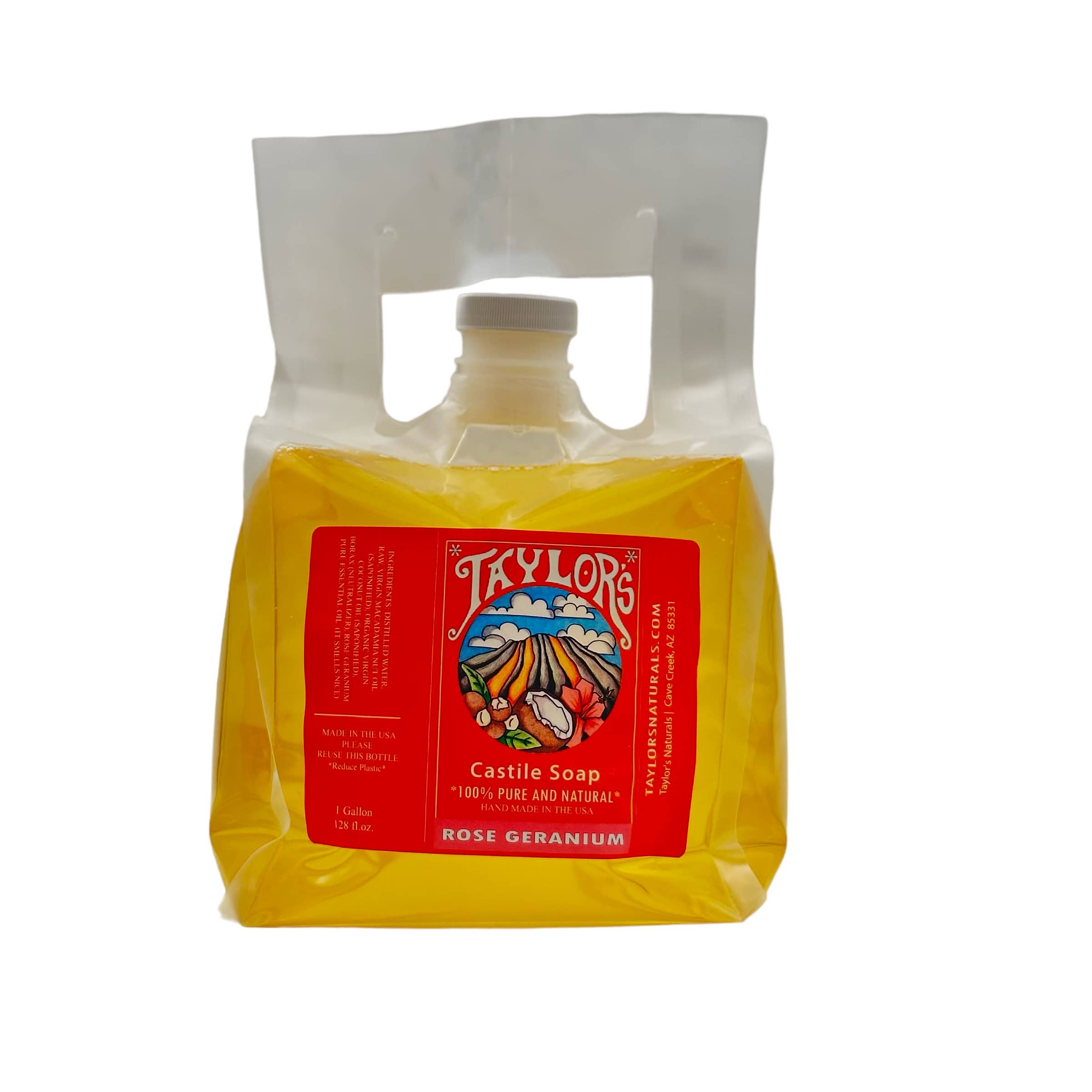 Taylor's Naturals - Wholesale Liquid Laundry Detergent - Liquid Castile Soap * ALL Purpose * All Natural - 1 Gallon4