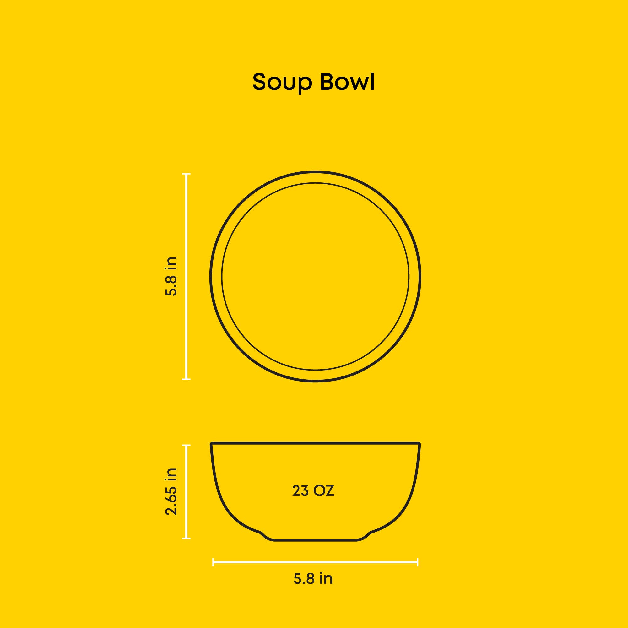 JoyJolt - Wholesale Serving bowl - JoyJolt Mesa 6-Piece Stoneware Soup Bowls Set – 23 oz9