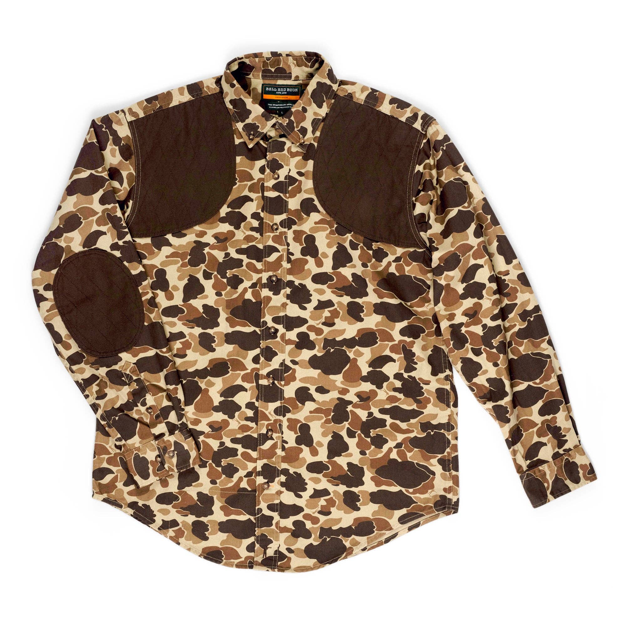 Ball and Buck – Großhandel Hemd mit Button-down-Kragen – Herren – Sportsmans Shirt FG - Original Camo0