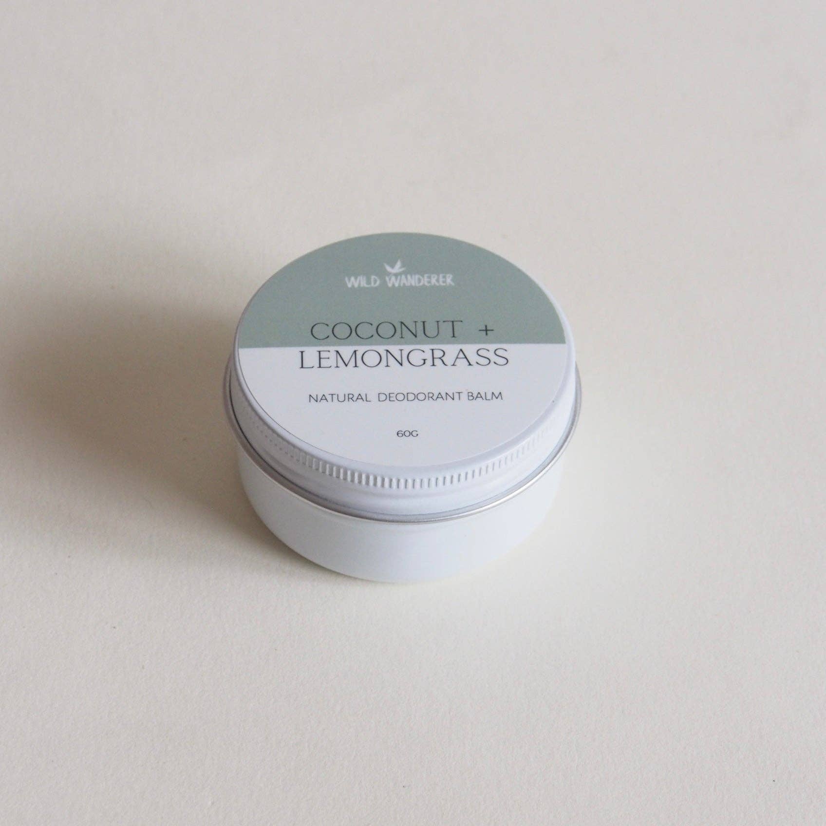 Wild Wanderer - Wholesale Deodorant – Unisex - Coconut + Lemongrass 100% Natural Deodorant Balm