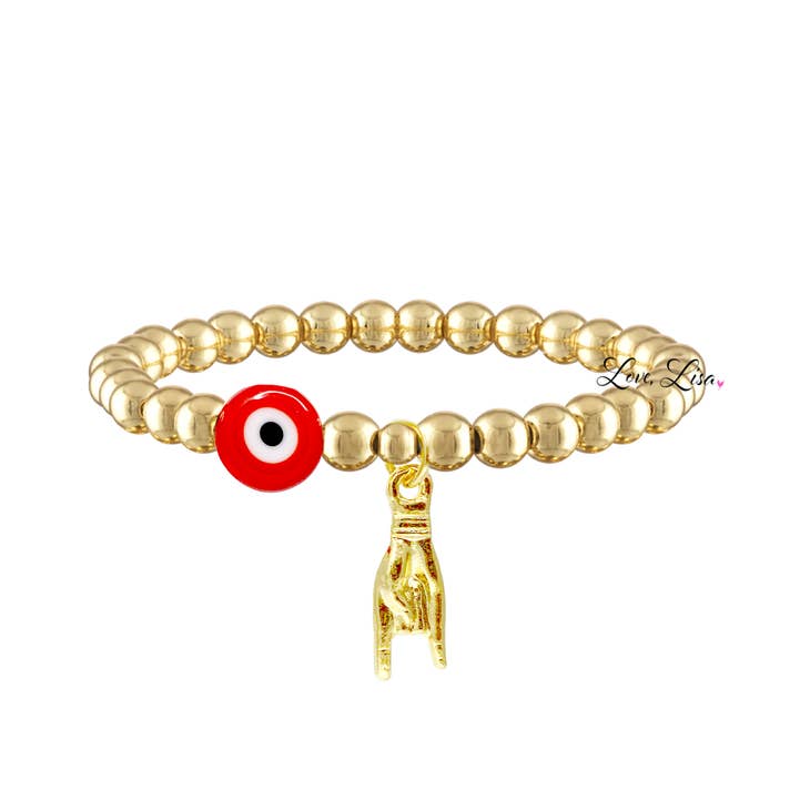 Police Gold Lucky Star Bracelet