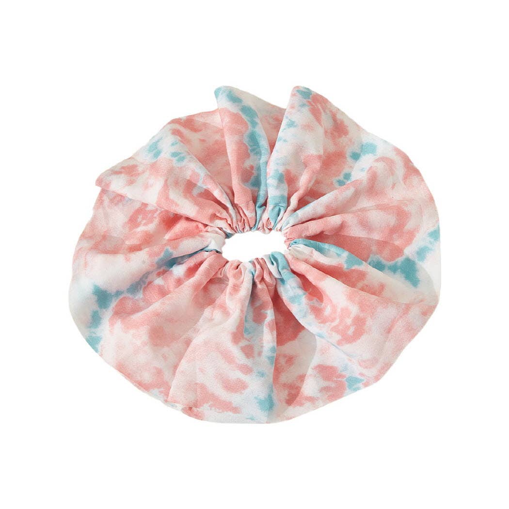 Fashion City - Wholesale Scrunchie - Women's - Tie-Dye Silky Hair Scrunchie4