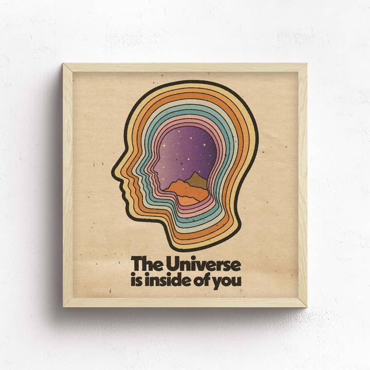 SheeleyCo - Wholesale Art Print - The Universe Is Inside Of You Print