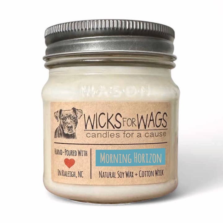 Horizonte da Manhã | Vela de Soja em Frasco de Vidro por atacado de Wicks for Wags