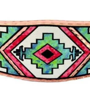 BA 721 Colorful Copper Native Bracelet for wholesale by COPPER ARTS INC.