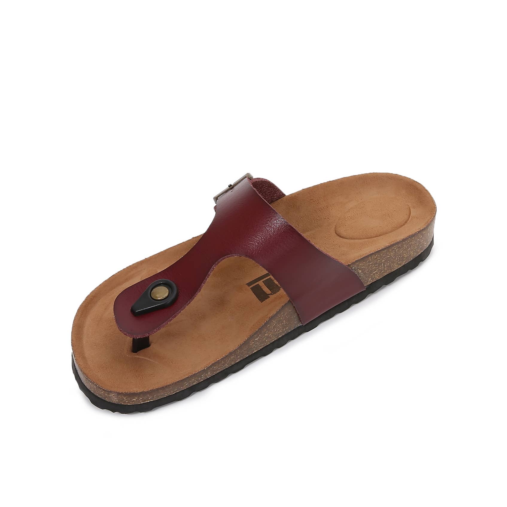 Shop Lev – wholesale Sandals – Women's – [PACK] Women Soft Cork PU Leather T Strap Flip Flops Slipper1