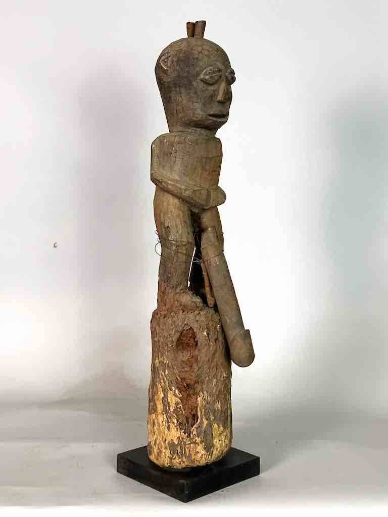 The Niger Bend - Venta al por mayor Escultura - Estatua de fetiche de fertilidad del pene articulado masculino con fuente vintage |27