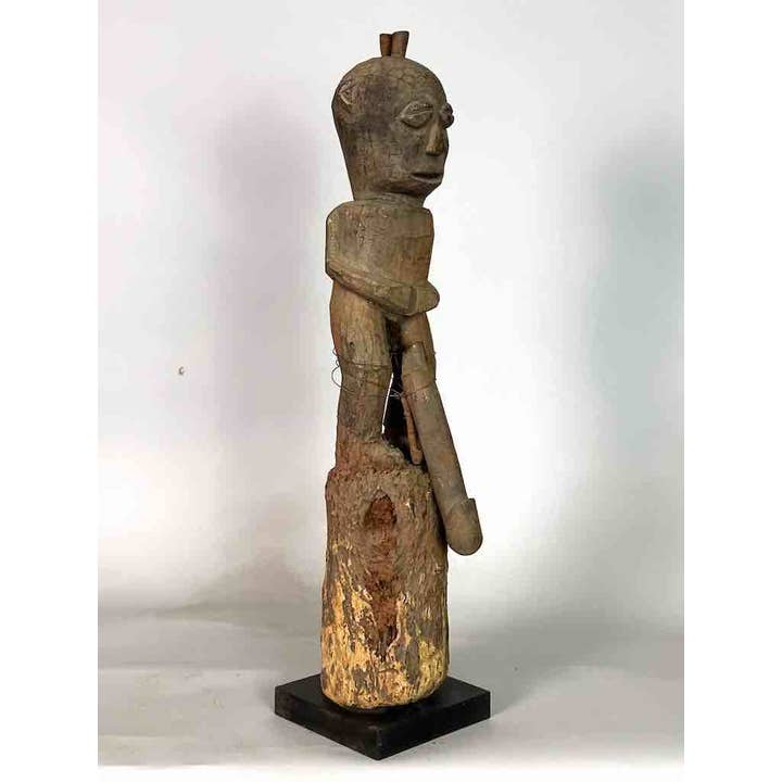 The Niger Bend - Venta al por mayor Escultura - Estatua de fetiche de fertilidad del pene articulado masculino con fuente vintage |27