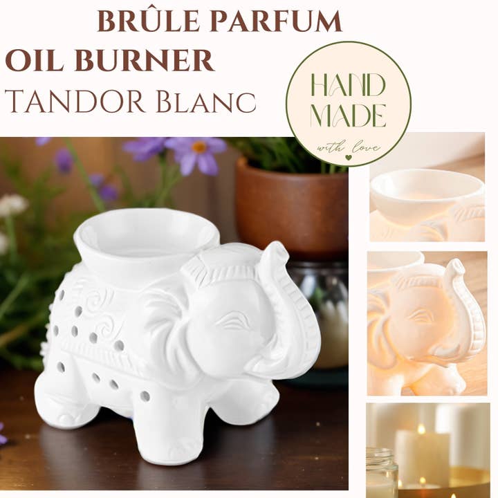 Zen'Arome - Wholesale Oil Warmer - Ceramy series perfume burner - Tandor blanc