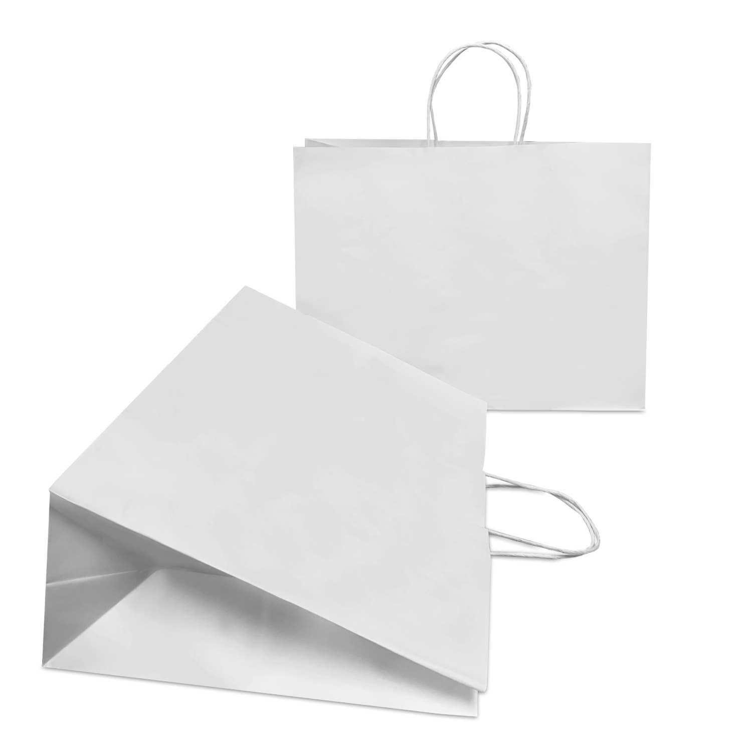 Kis Paper - Wholesale Gift Bag - Vogue 16x6x12 inches White Paper Bag Twist Handles2