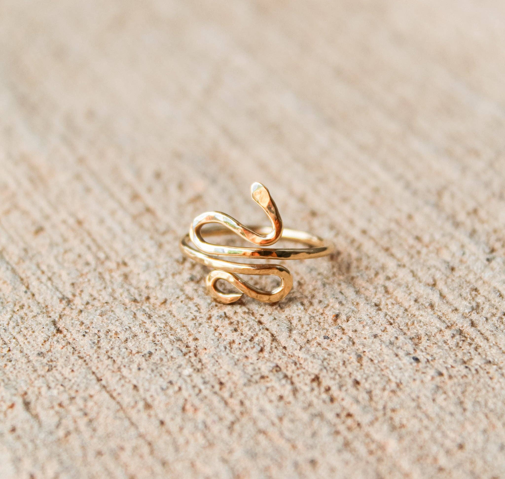 Dazed and Topazed - Wholesale Cocktail/Statement Ring - Serpent Adjustable Rings0