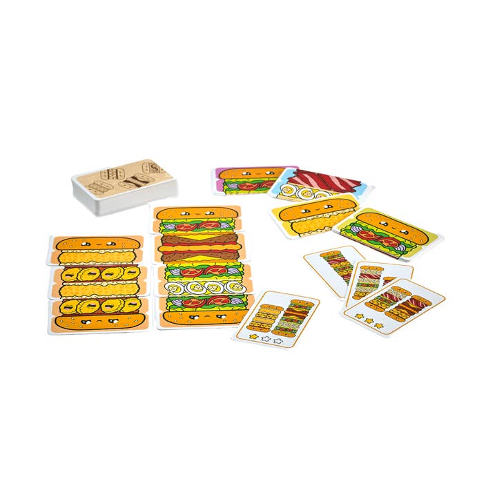 Blue Orange Games - Wholesale Card Game - Burger ASAP : The Speedy Burger Building Challenge!1