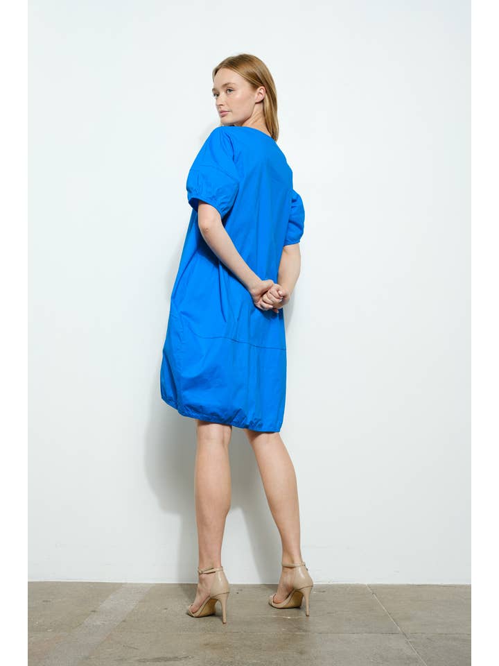 Bloidy – wholesale Klänning - Dam – Poplin Kortärmad Mini Bubble Klänning - D10482SS12