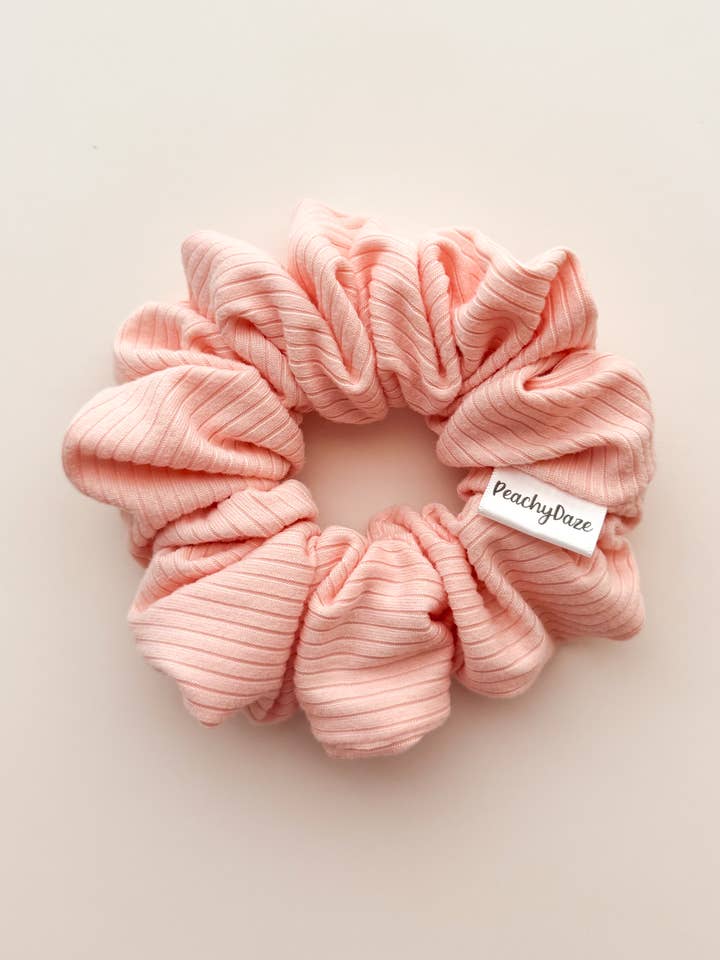 Baby Pink Scrunchie for wholesale by Peachy Daze Boutique