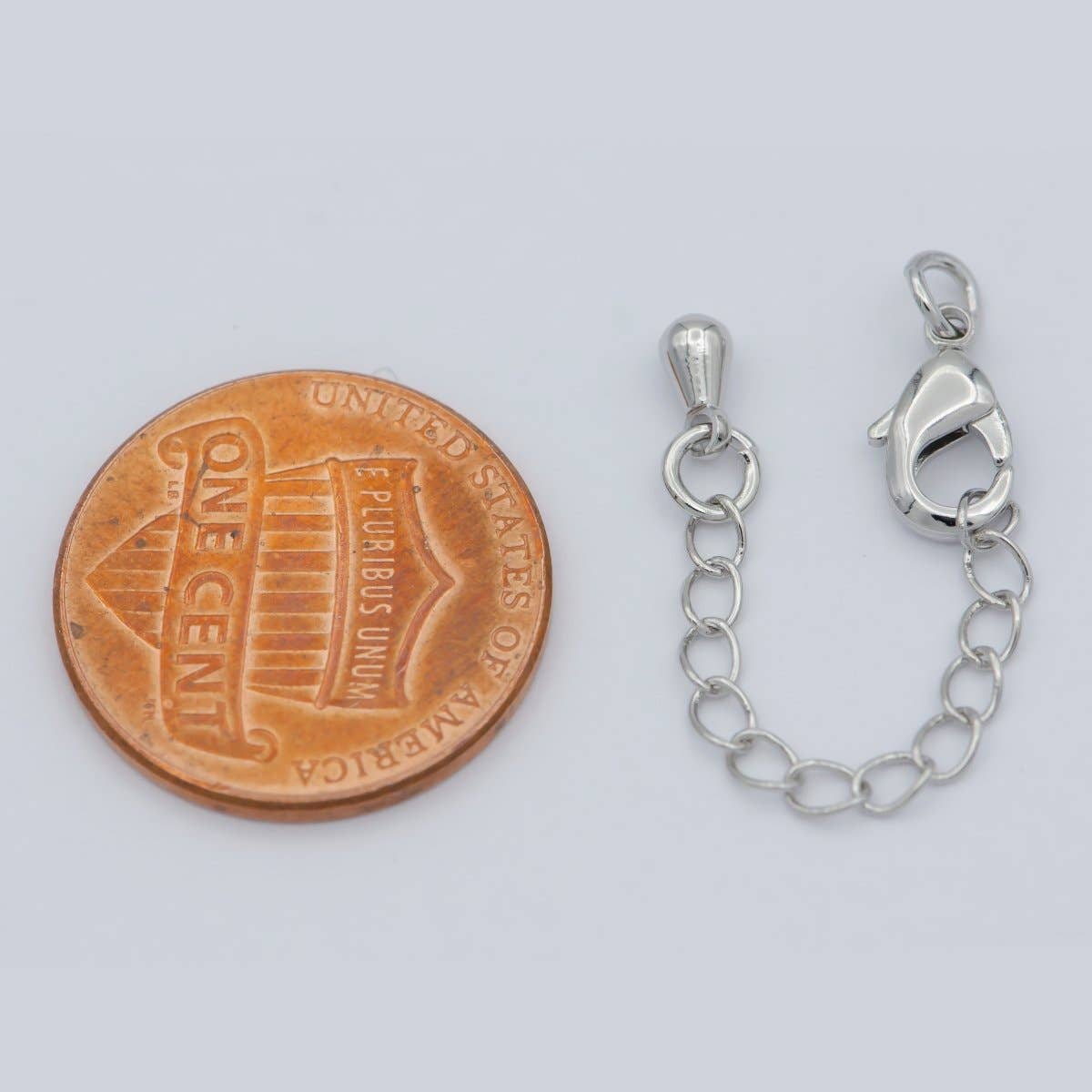 Aim Eternal - Wholesale Clasp - Gold Filled Chain Extender For Necklace Bracelet Supply Component Findings Extenders Lobster Claw Clasps With Silver Extender Chain L-465 L-4662