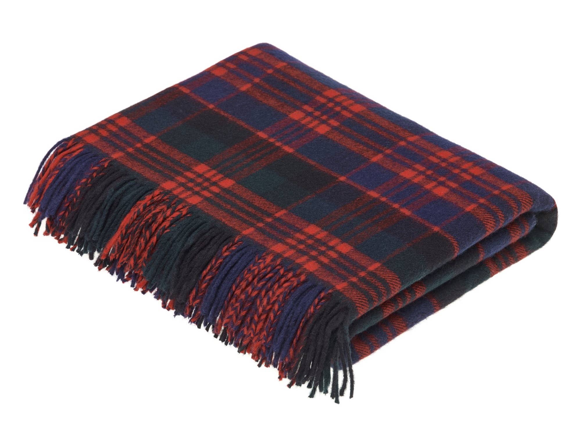 Bronte Moon - Wholesale Throw Blanket - Tartan Plaid - Merino Lambswool Throw Blankets - Made in UK14