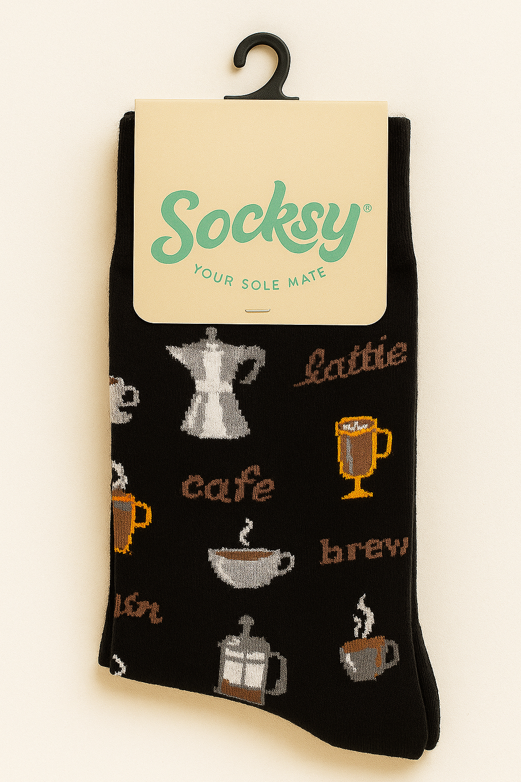 Socksy – Großhandel Socken - Unisex – Kaffee Bio-Baumwollsocken0