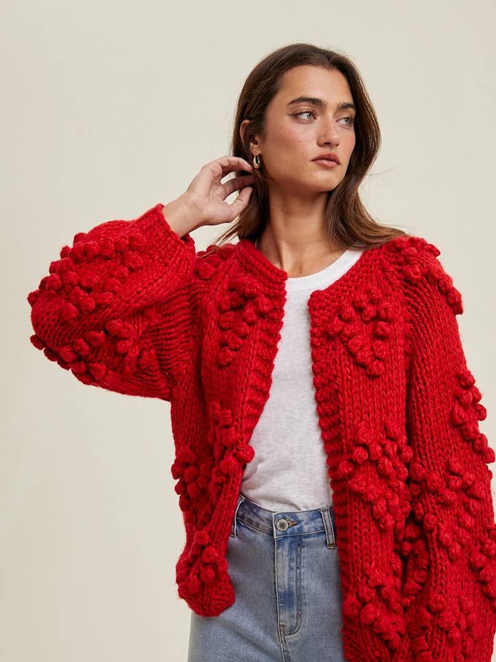 Önskelista Kläder Pom Hjärtkofta för wholesale av NIBI MTK