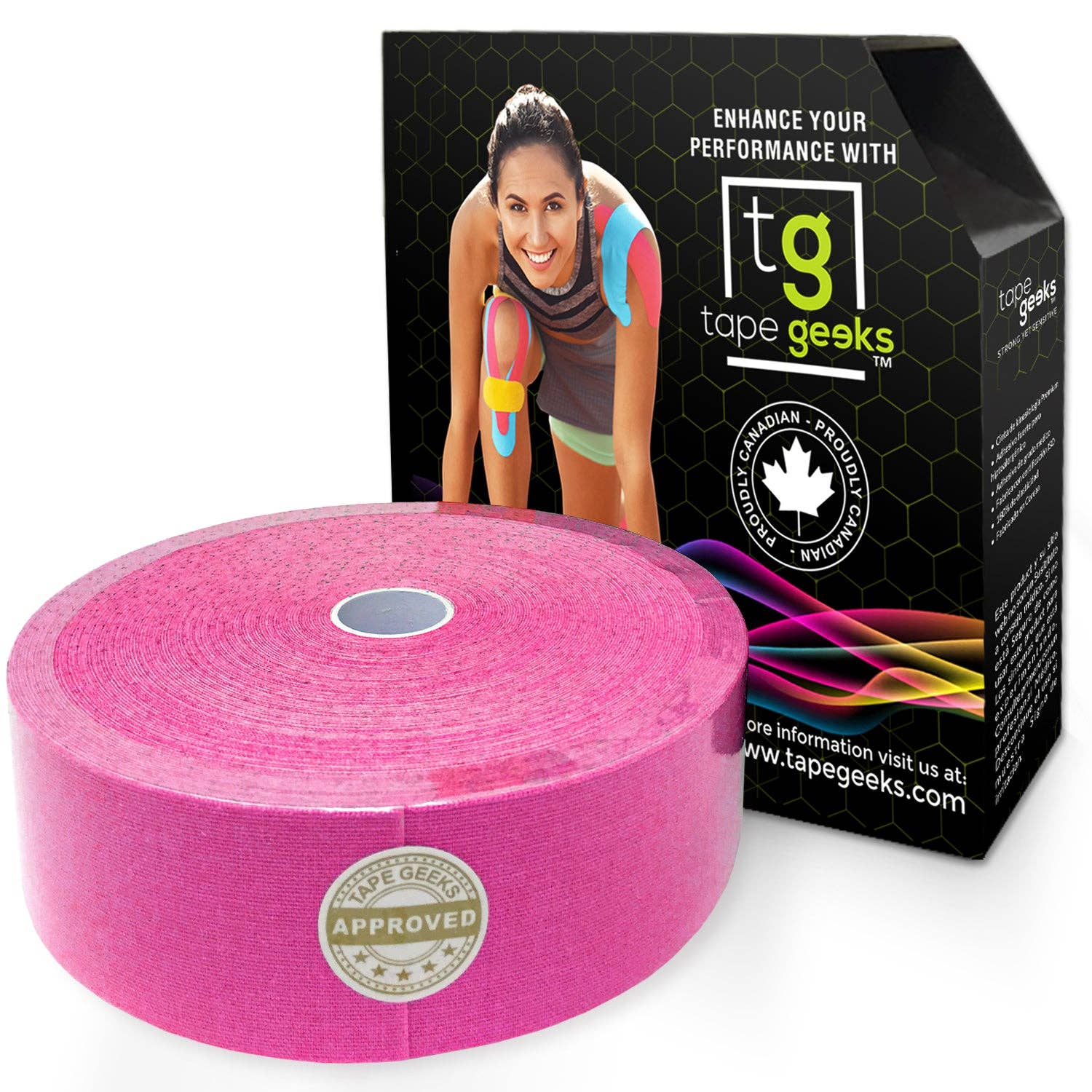 Tape Geeks - Wholesale Sports & Outdoor - 2” TG Kinesiology Tape Bulk Roll7
