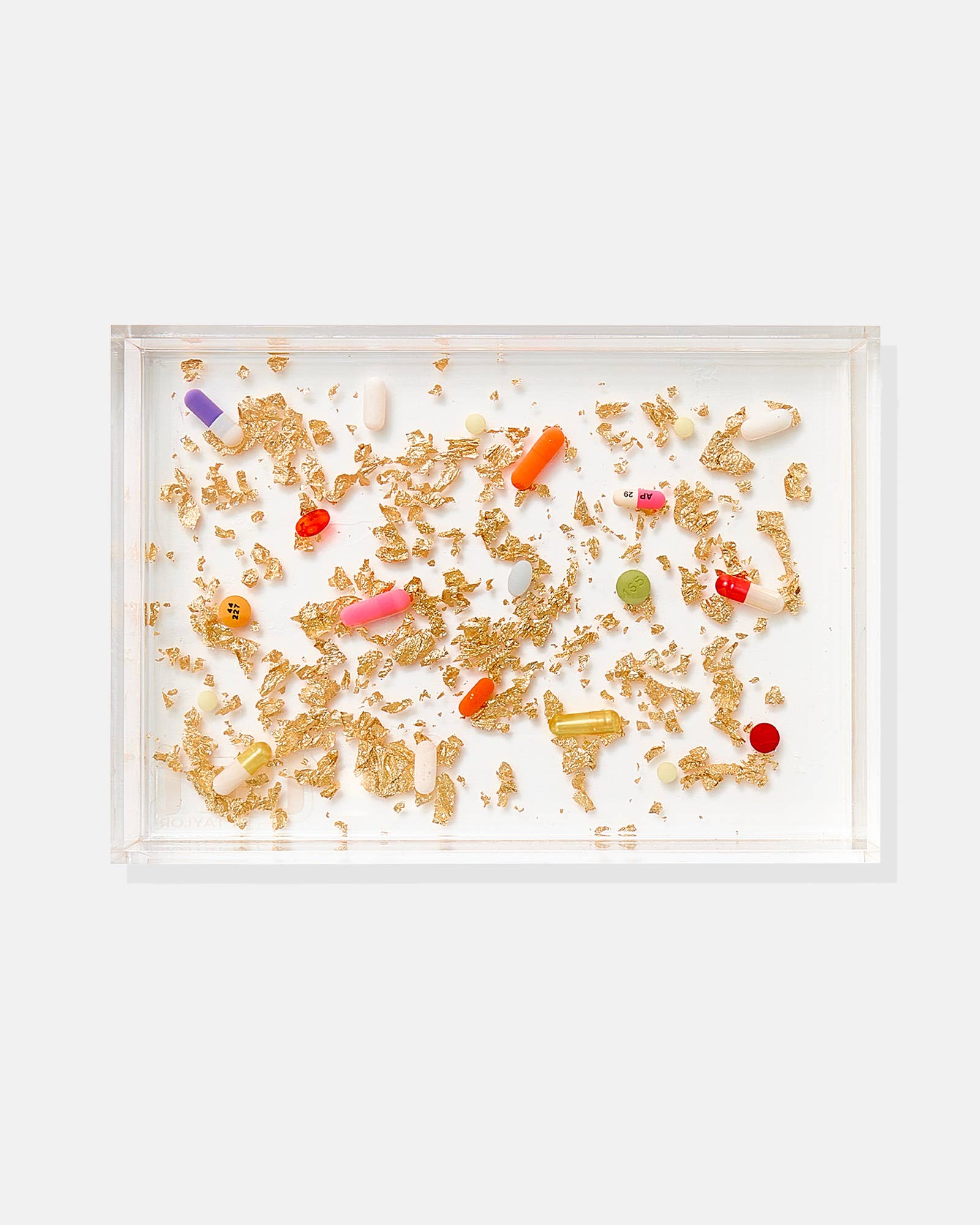 Tart By Taylor - Wholesale Decorative Tray - Pill + Gold Small Tray