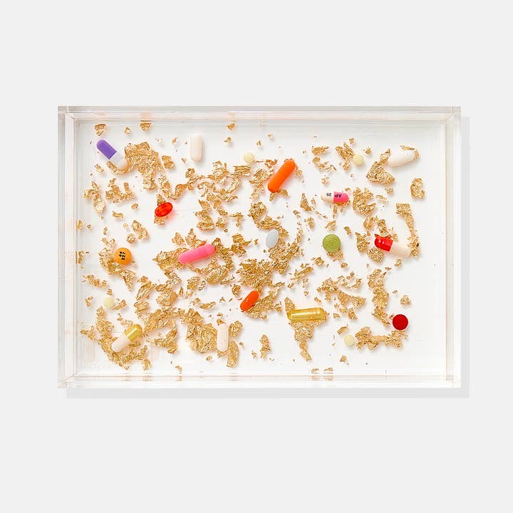Tart By Taylor - Wholesale Decorative Tray - Pill + Gold Small Tray